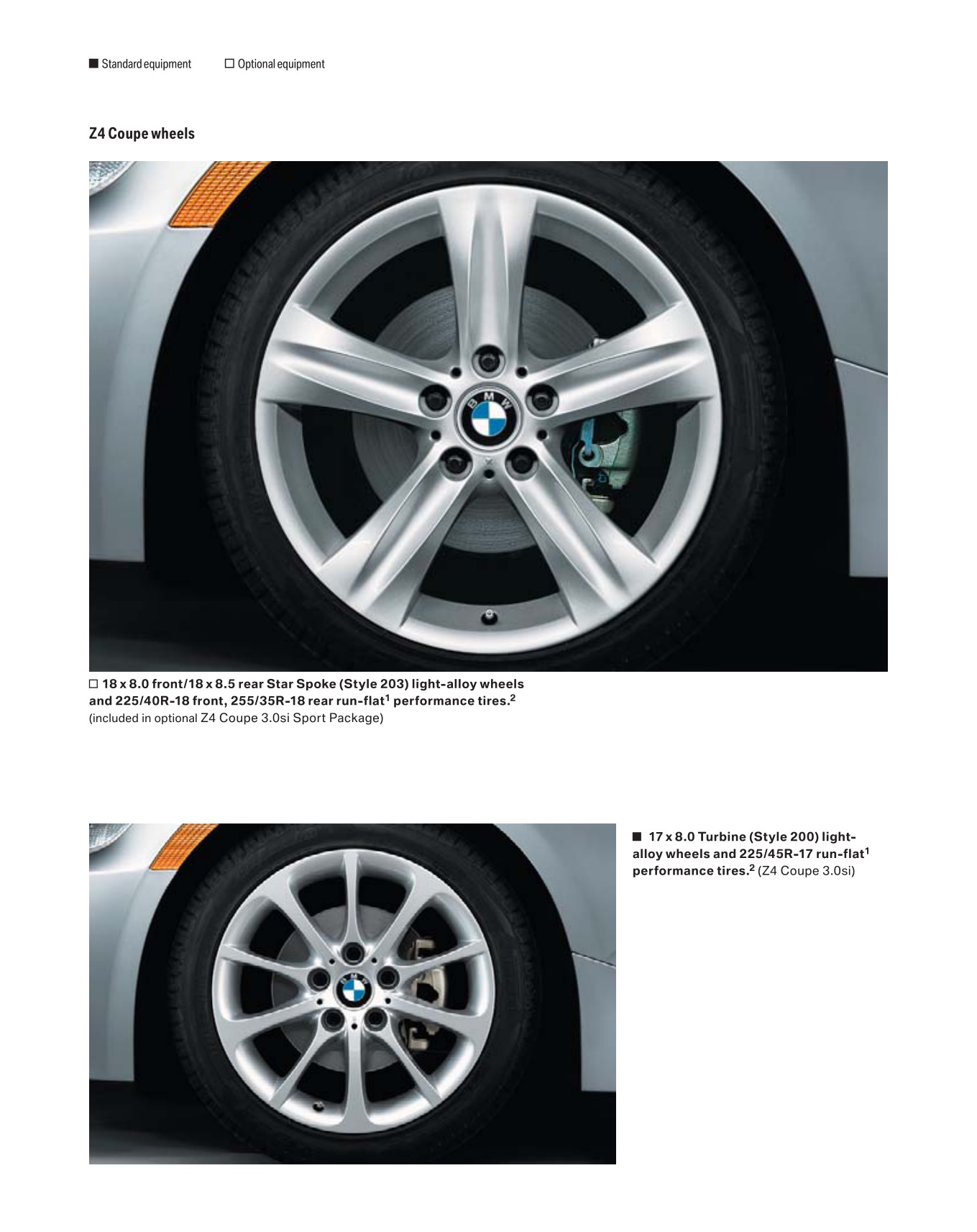 2006 BMW Z4 Brochure Page 10
